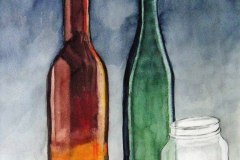 AQ8, 1999, Aquarell, 50x40 m.R., © Lore Weiler