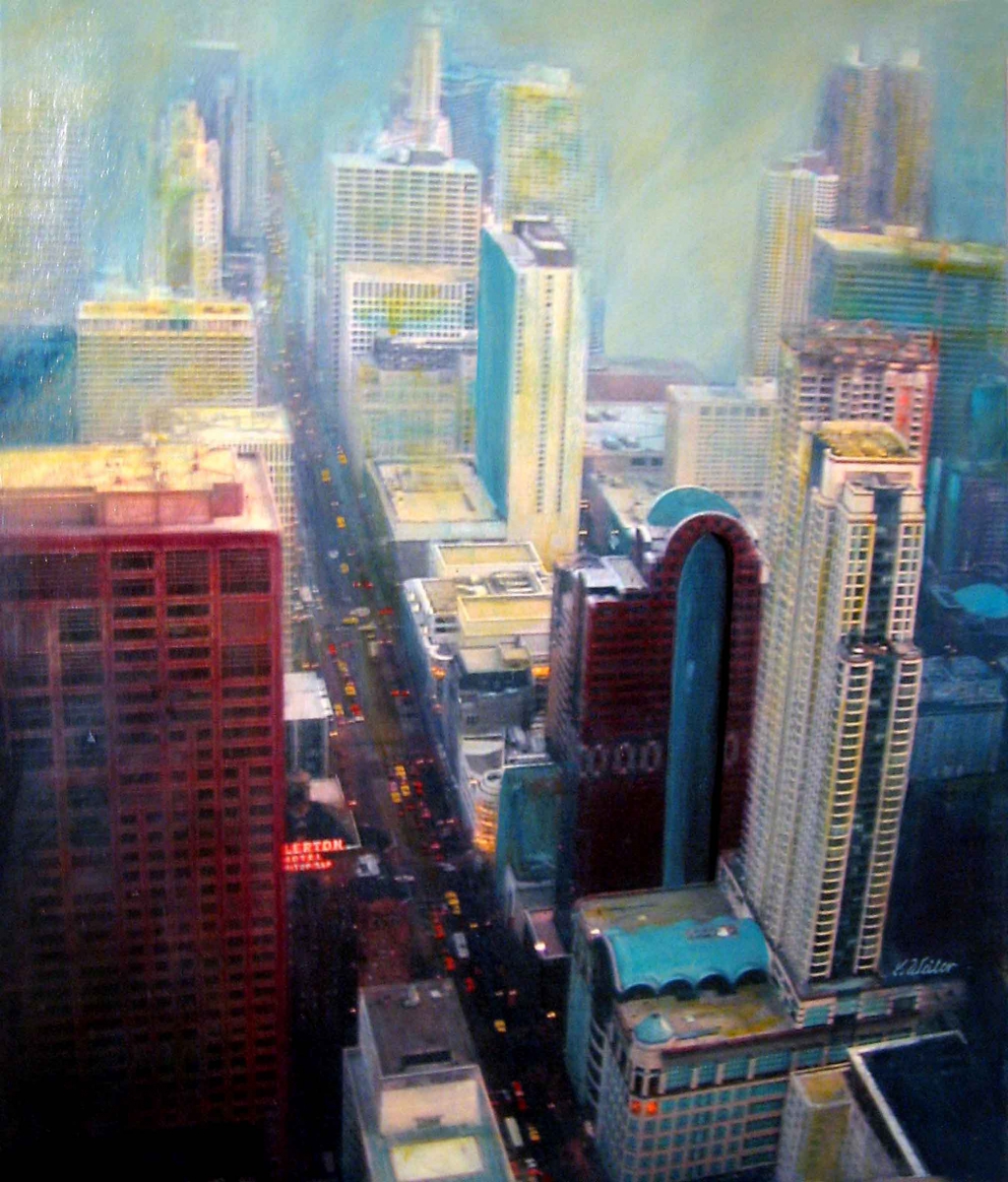 S2, Chicago II, 2008,  A-L, 60x50, verkauft, © Lore Weiler