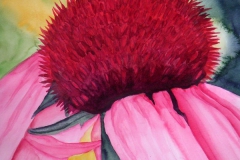P13, Frauenhut, 1999,  Aquarell, 50x40, © Lore Weiler