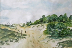 L1, 1995, Aquarell, 40x50 m.R., © Lore Weiler